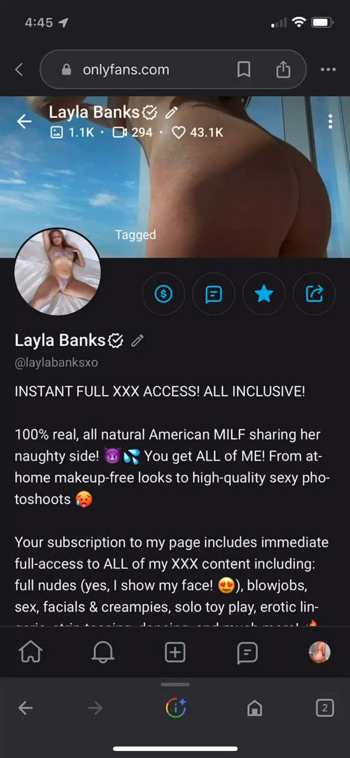 Laylabanks Laylabanksxo OnlyFans Milf Porn Video Clip 294395