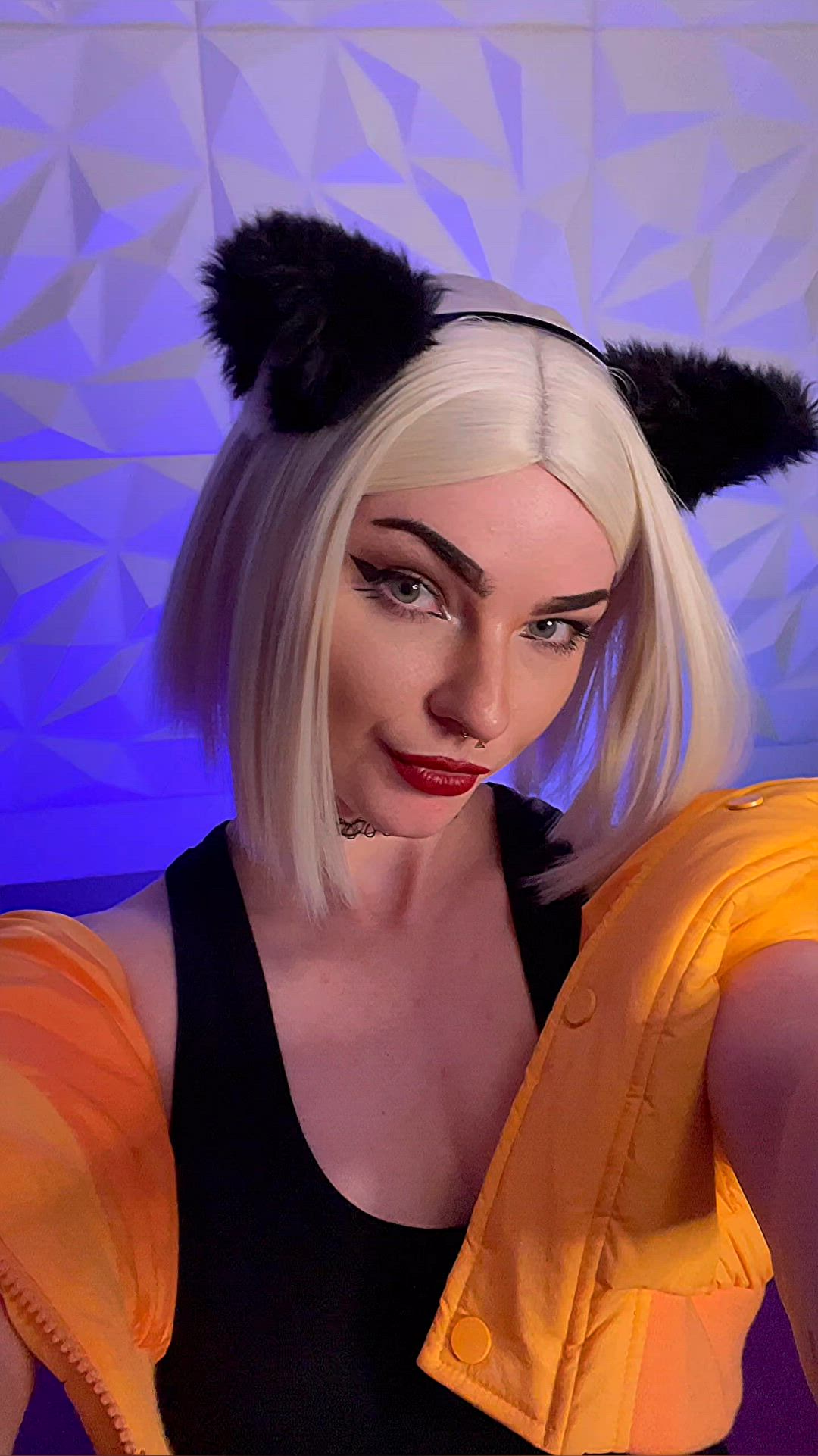 Runa Rainbow runarainbow OnlyFans long tongue porn video